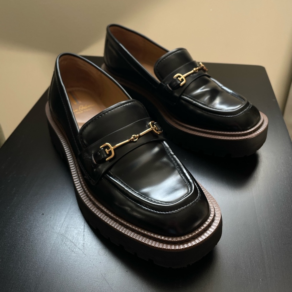 Sam Edelman Black Loafers